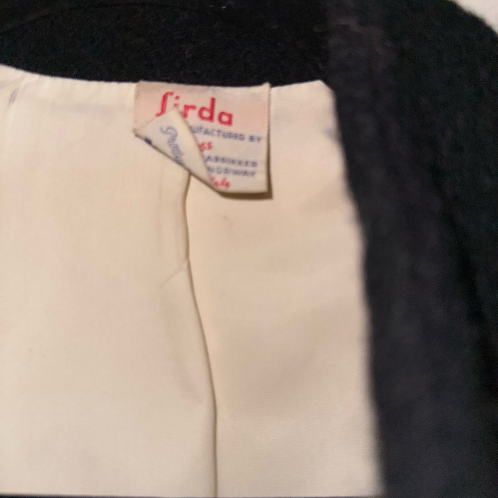 Embroidered Cream Wool Sweater Jacket - Picture 2 of 6